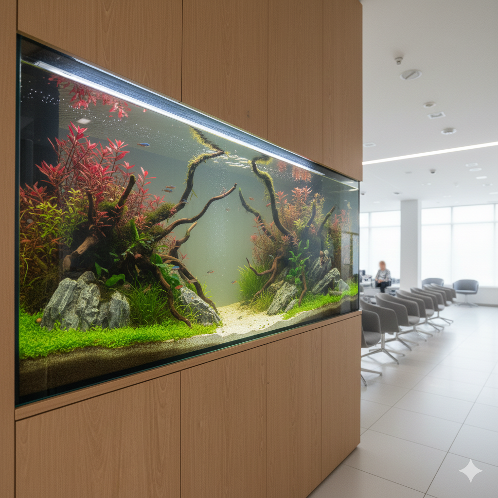 Acuario plantado de gran formato